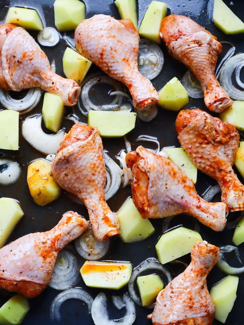 add chicken drumsticks